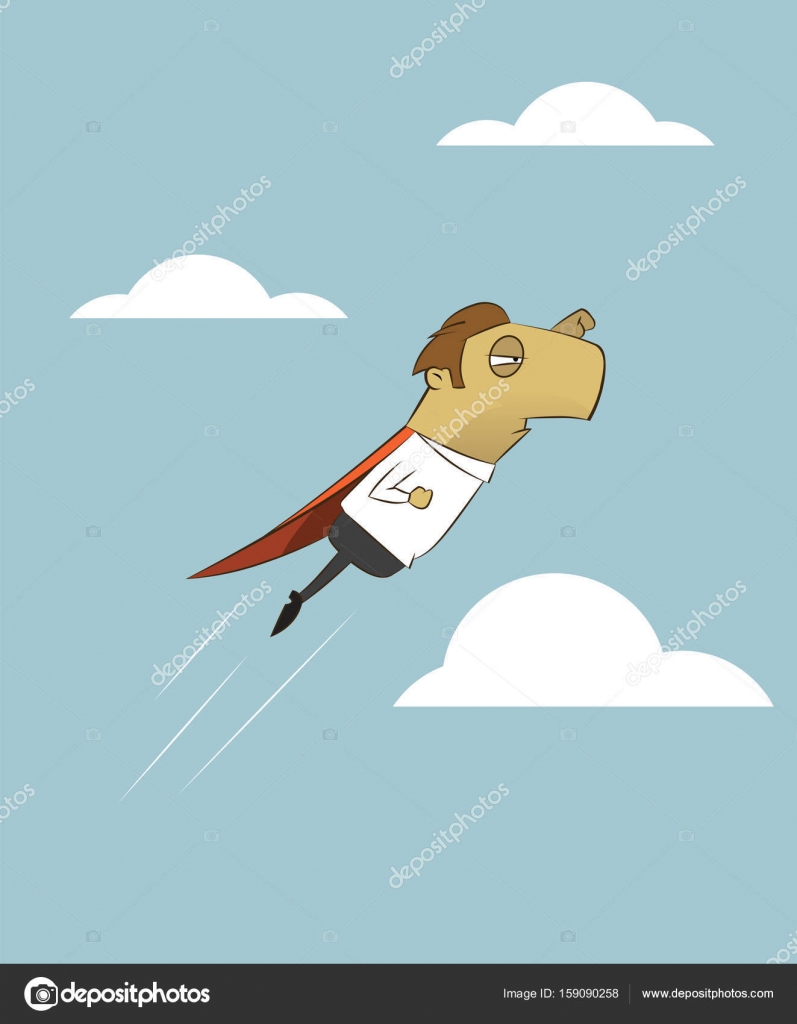 商人像超人一样飞图库矢量图©Rimis164 159090258, image size:797x1024