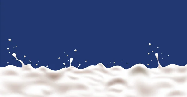 Illustration réaliste du lait naturel — Image vectorielle