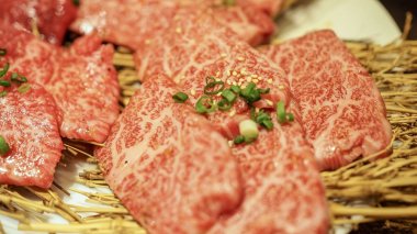 Ham Japon Barbekü sığır eti.