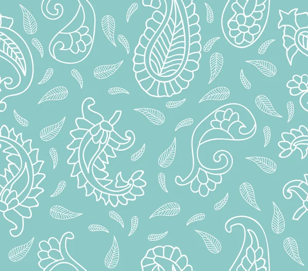 Hint damga, mavi bir arka plan oryantal desende