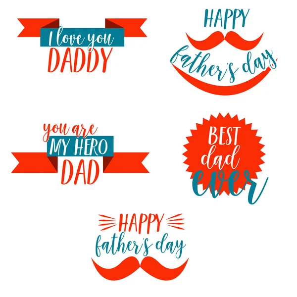 Mutlu Babalar günü İngiliz Icon set