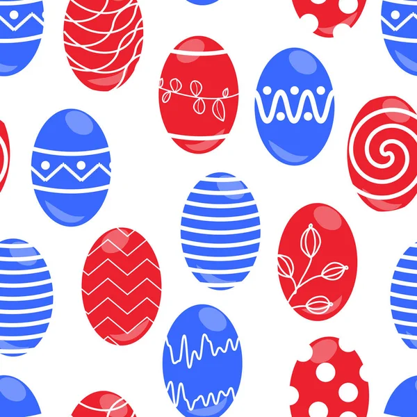 Paskalya yumurtaları renkli vektör