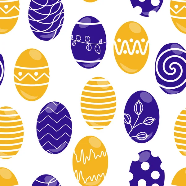 Paskalya yumurtaları renkli vektör