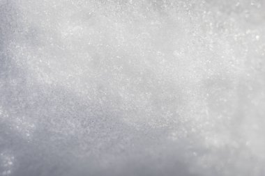 Kar yığını bir makro çekim