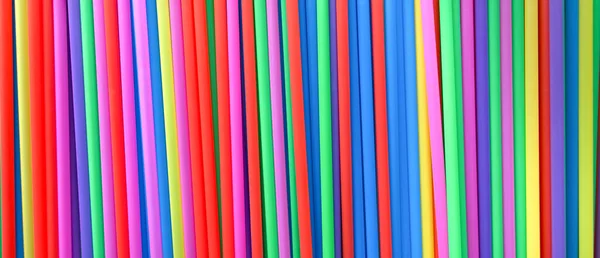 İçecekler için renkli pipetler, doku, üst görünüm