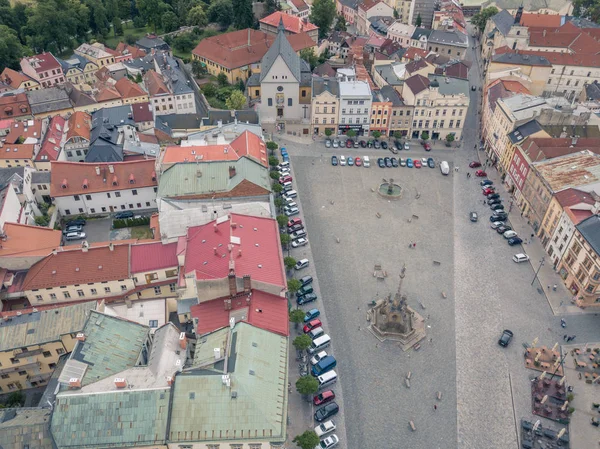 Aerial Olomouc Città Moravia Regione Della Repubblica Ceca — Foto Stock