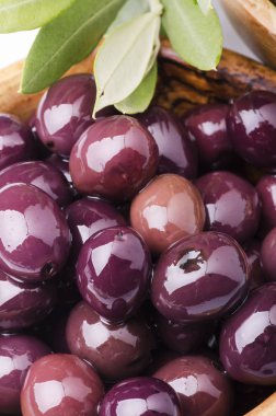 ahşap kase Salamura Zeytin