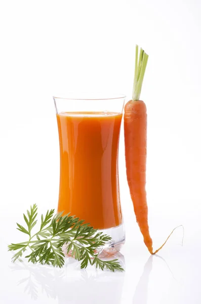Succo di carota fresco — Foto Stock