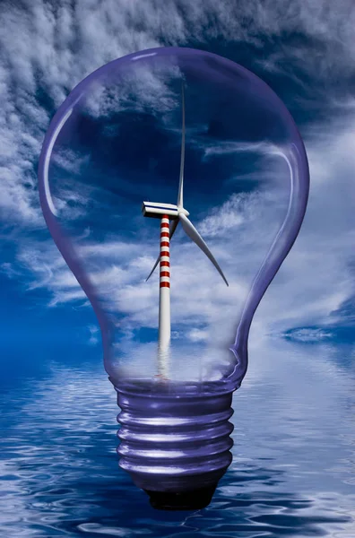 Renewable energy and sustainable development — Stock Photo, Image