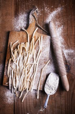 taze ev yapımı makarna