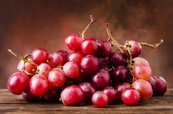 Primer Plano Racimo Uvas Tintas — Foto de Stock