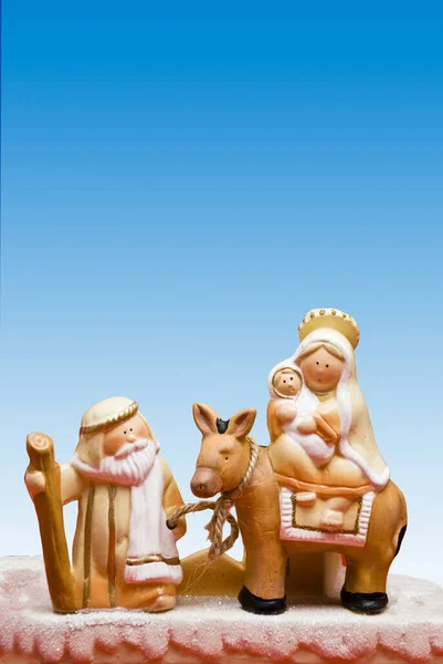 Representación Simbólica Sagrada Familia Tradición Cristiana —  Fotos de Stock