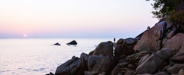 Deniz kenarında huzurlu bir zaman..