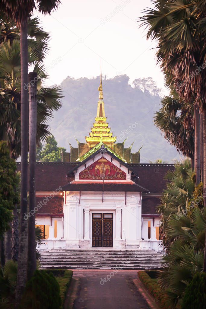 Picturesque of Luang Prabang National Museum.