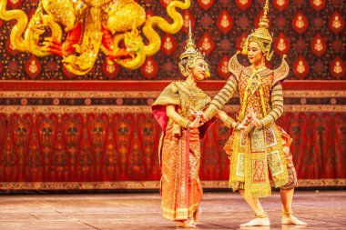 Thai Khon performansı.