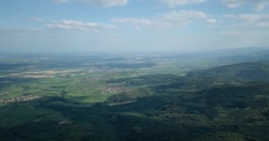 Elsass orman havadan görünümü