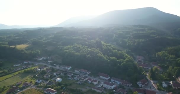 Vista Aérea Del Bosque Elsass — Vídeos de Stock