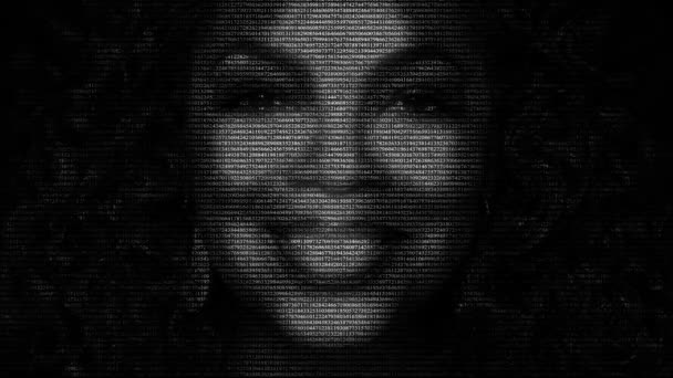 Oprah Winfrey ansikte — Stockvideo