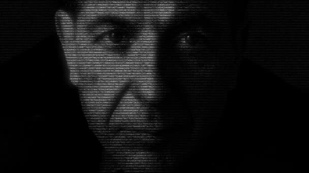Leonard Cohen Sänger — Stockvideo