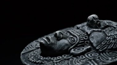 Antik Sanat Güney Amerika Aztek, İnka, olmeca çehresini taş heykel