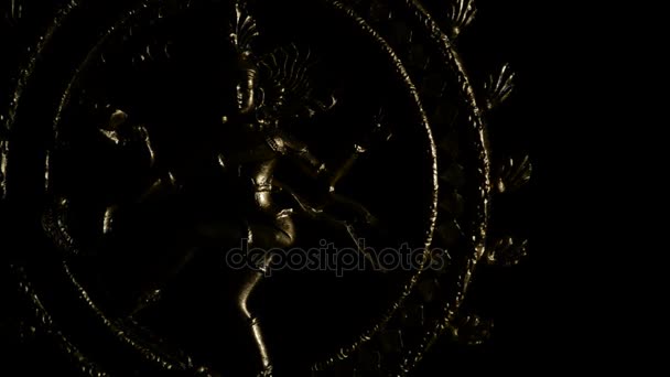 Shiva, gudom av buddhismen-religion — Stockvideo