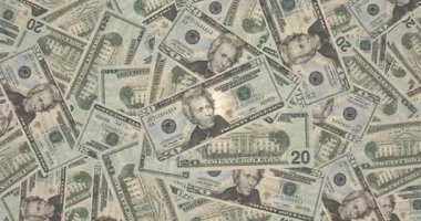 Yirmi dolar Amerikalılar, nakit para reçeteleri dağını
