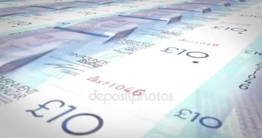 Haddeleme, nakit para, banknot on Pound Sterling Gibraltar döngü
