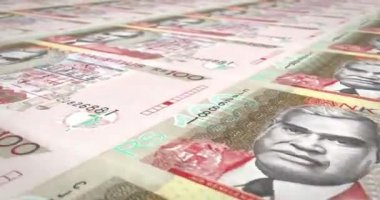 Yüz rupi Mauritius Adaları, nakit para, banknot döngü