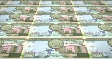Beş bin Burundi Frankı, Burundi, nakit para, banknot döngü