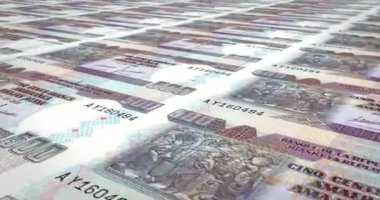 Beş yüz Burundi Frankı, Burundi, nakit para, banknot döngü