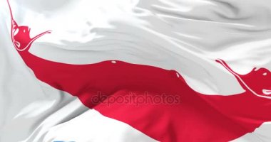 Paskalya Adası, Rapa Nui veya Isla de Pascua, yavaş, döngü içinde Rüzgar sallıyor Bayrak