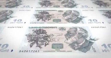 Cumhuriyeti Gürcistan, nakit para, döngü banknotlar 10 Gürcü lari