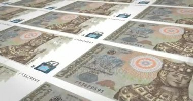Banknot Gürcistan Cumhuriyeti 50 Gürcü lari, nakit para, döngü