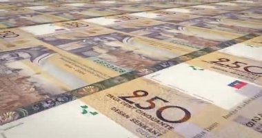 İki yüz elli Haiti gourdes Haiti, nakit para, banknot döngü