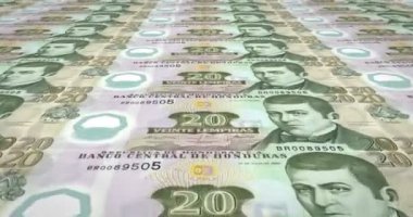 Haddeleme, nakit para, banknot Honduras yirmi lempira, döngü
