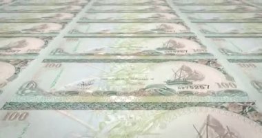 Nakit para, döngü banknotlar, Maldivler, Maldivlere rufiyaa yüz