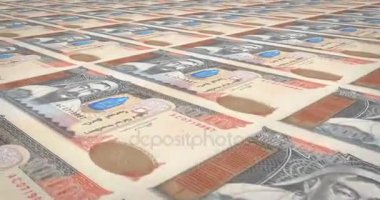 Banknotlar 10 bin Moğol tugrik Moğolistan, nakit para, döngü
