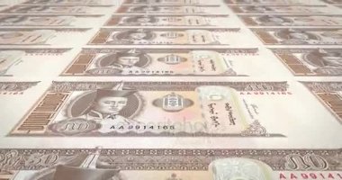 Nakit para, döngü banknotlar, Moğolistan, elli Moğol tugrik