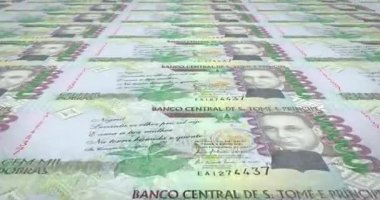 Yüz bin dobras santotomense Saint Thomas ve Prens banknotlar