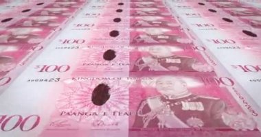 Nakit para, döngü banknotlar, Tonga, yüz Tonga pa'anga