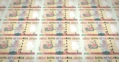 Nakit para, döngü banknotlar, on bin Uganda, Uganda Şilini
