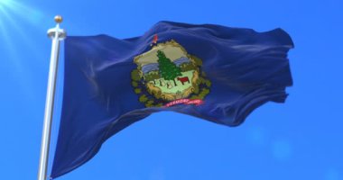 Vermont Eyalet, Amerika Birleşik Devletleri - bölge bayrağı döngü
