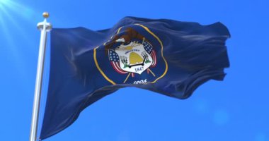 Utah state, Amerika Birleşik Devletleri - bölge bayrağı döngü
