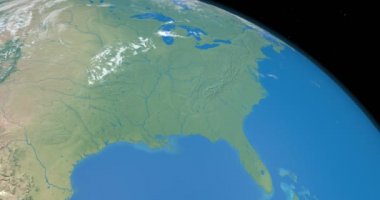 Florida, Meksika Körfezi ve Mississippi Nehri seyyare yerküre
