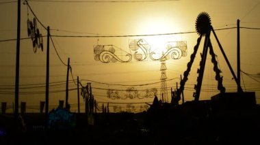 Günbatımı Fuarı Fuar konumlar bir yaz gün