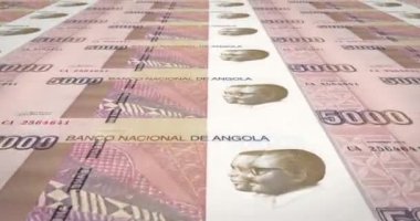 Beş bin Angolalı kwanza Angola Cumhuriyeti, nakit para, banknot