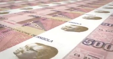 Beş bin Angolalı kwanza Angola Cumhuriyeti, nakit para, banknot