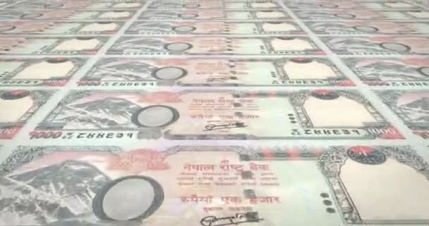 Banknotes One Thousand Nepalese Rupee Nepal Cash Money Loop Video By C Ianm36 Stock Footage 186211672