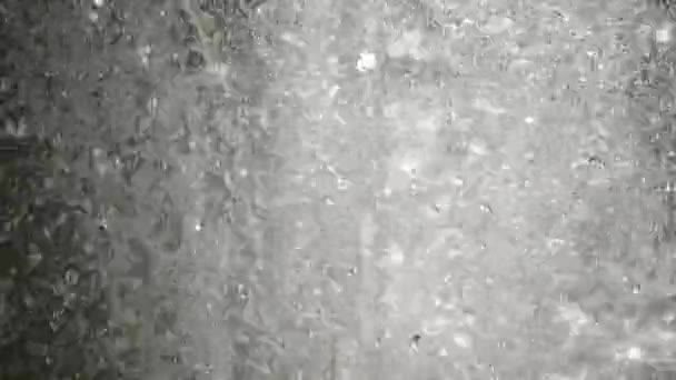Gotas Partículas Água Movendo Com Força Sob Pressão — Vídeo de Stock