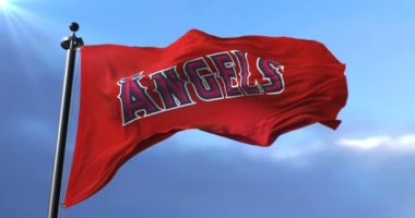 Los Angeles melekler bayrak, Amerikan profesyonel beysbol takımı, sallayarak - döngü